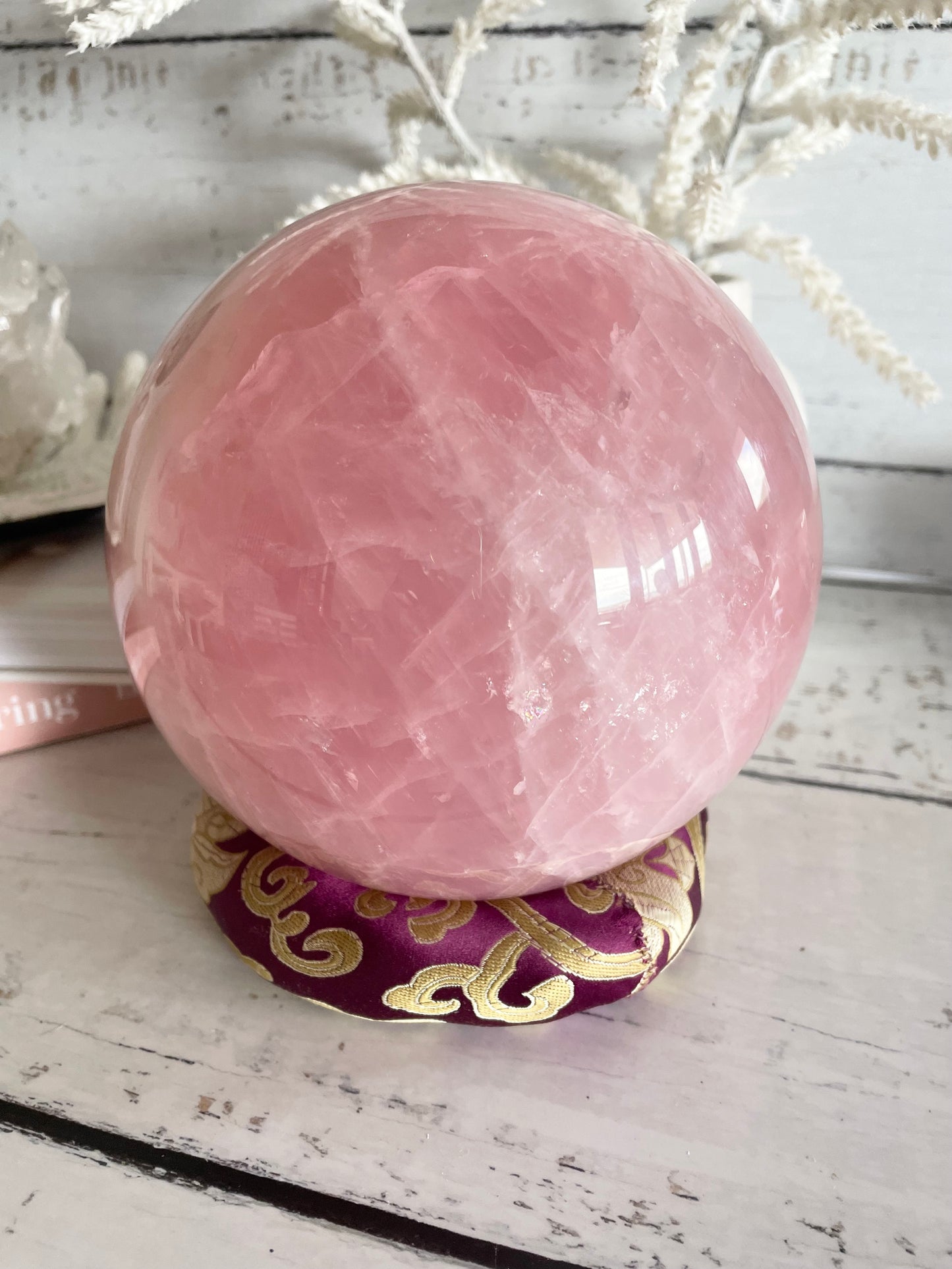 Rose Quartz Sphere ~ 5kgs