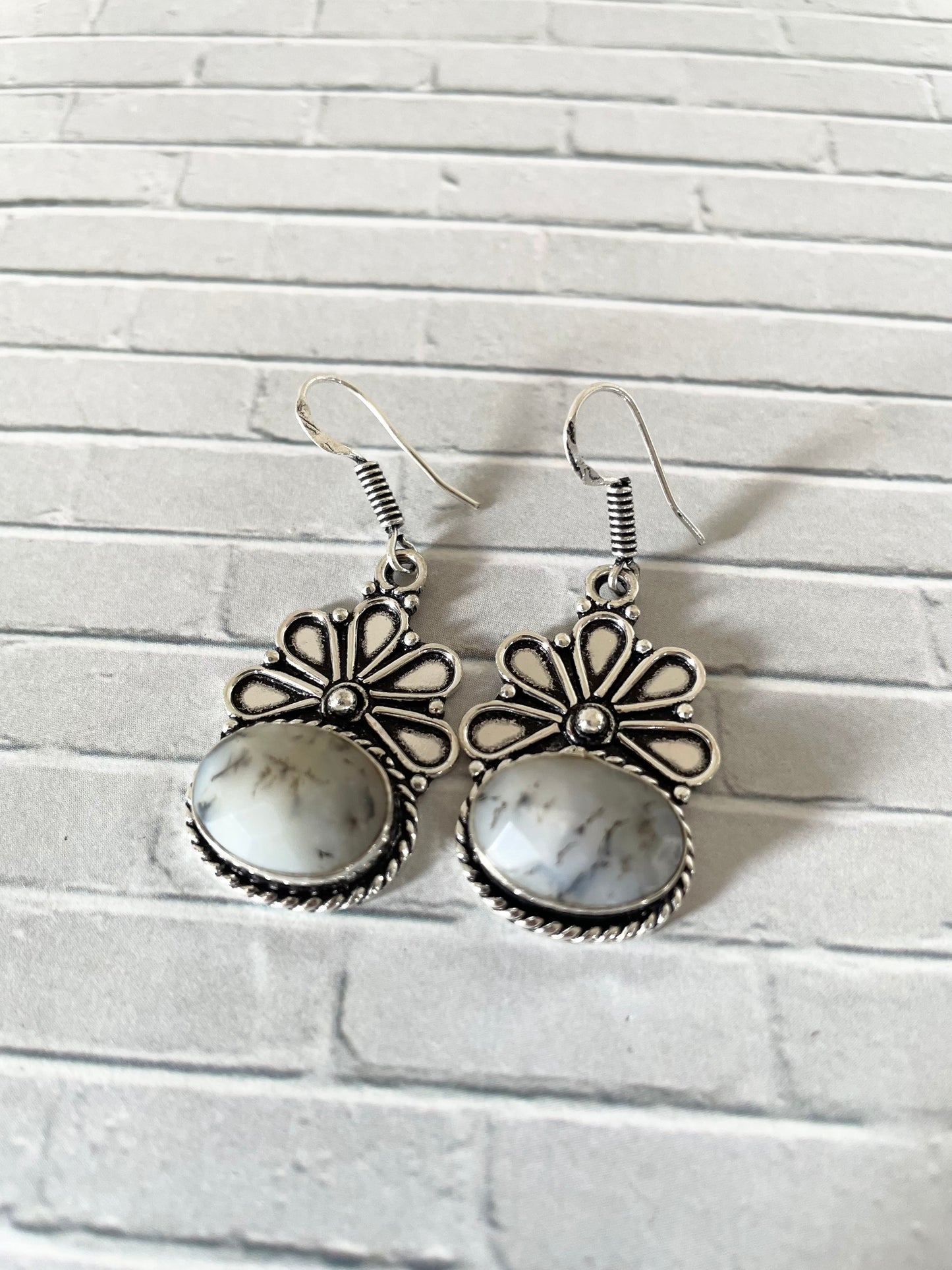 Dendritic Opal Dangles