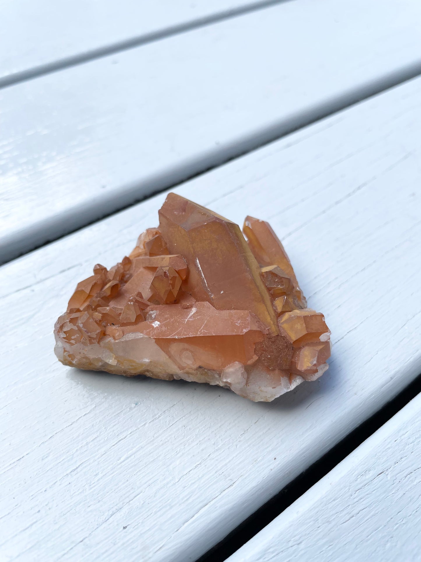 Tangerine Quartz Cluster