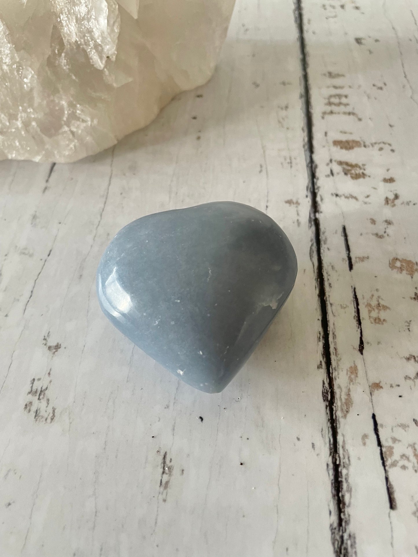 Angelite Heart