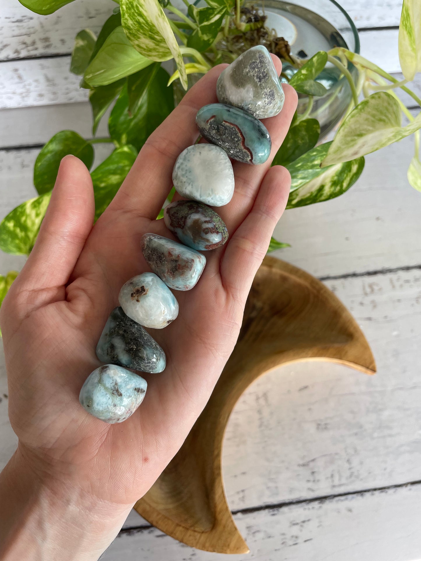 Larimar Tumble Stones