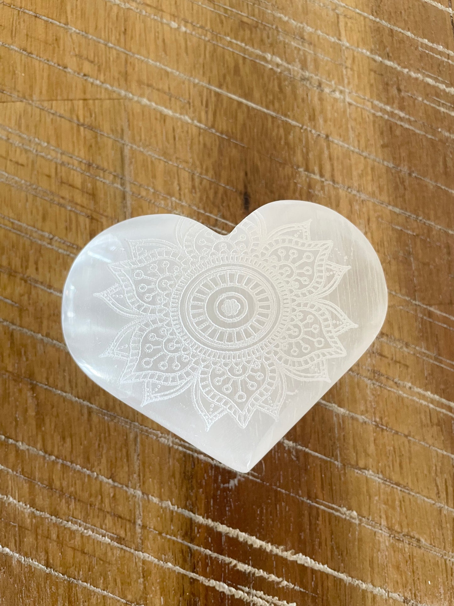 Selenite Heart