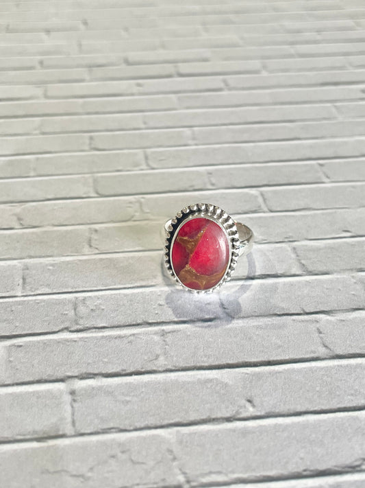 Almandine Garnet Ring ~ size 7