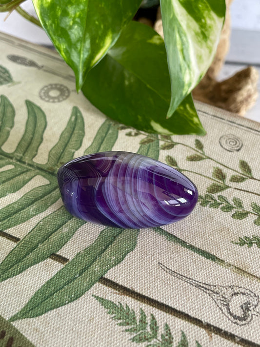 Freeform Purple Agate ~ Serene