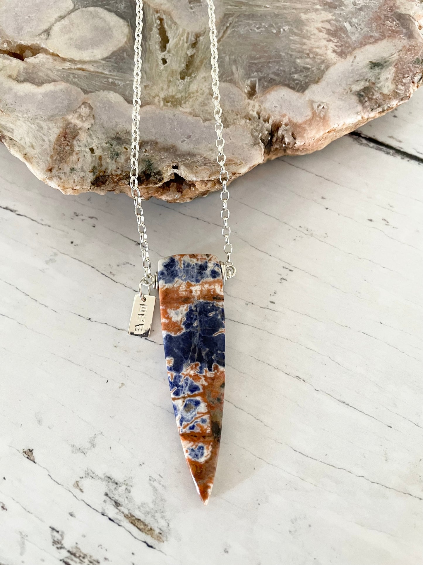 Sodalite Arrow Necklace