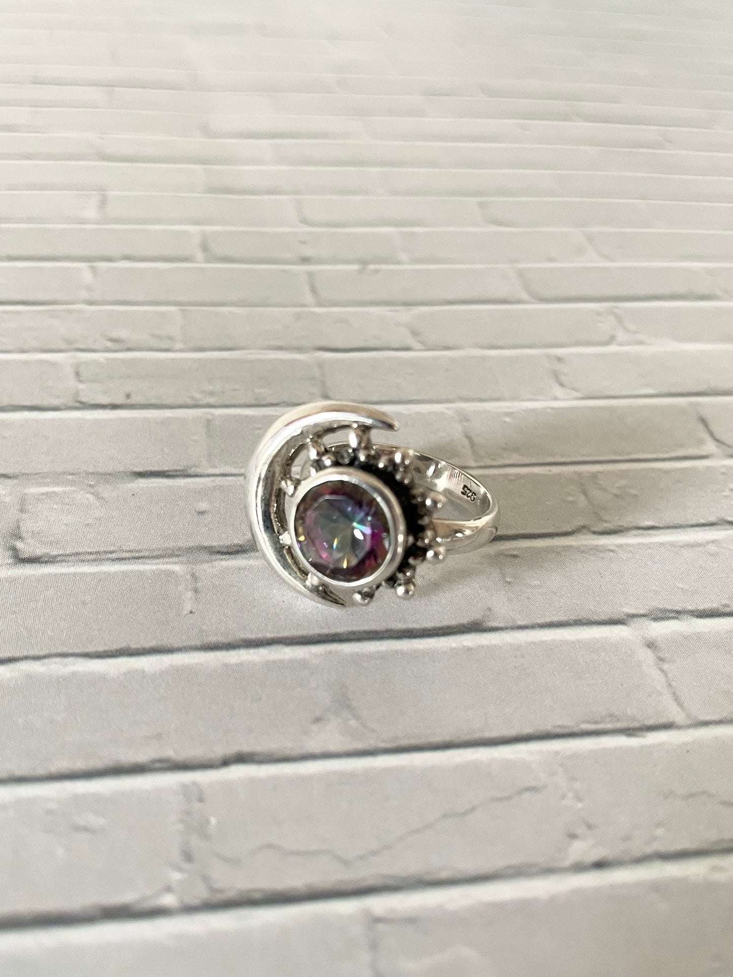 Mystic Topaz Ring ~ size 6 & 7