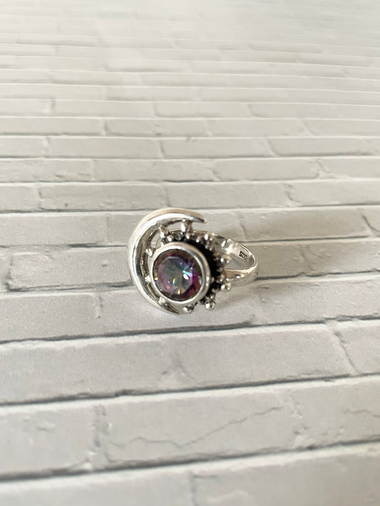 Mystic Topaz Ring ~ size 6 & 7