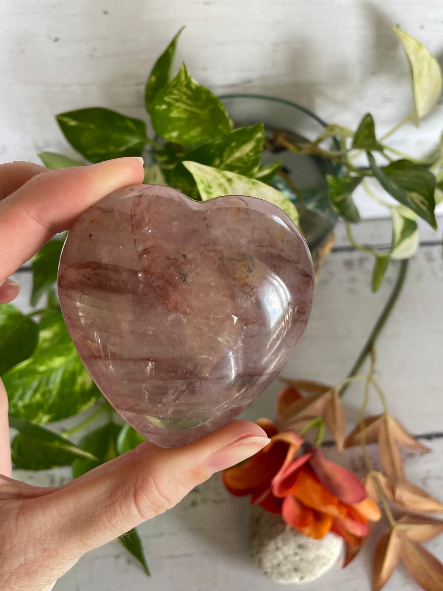 Fire Quartz Heart