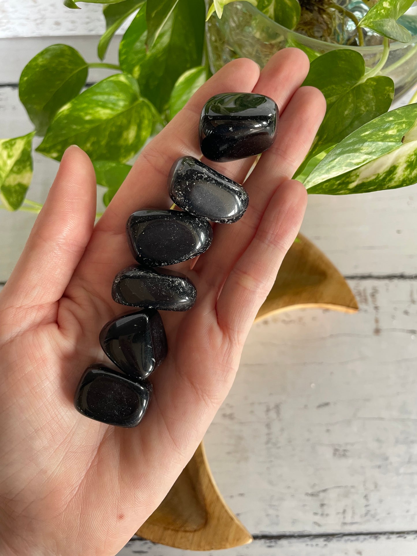 Black Obsidian Tumble Stones