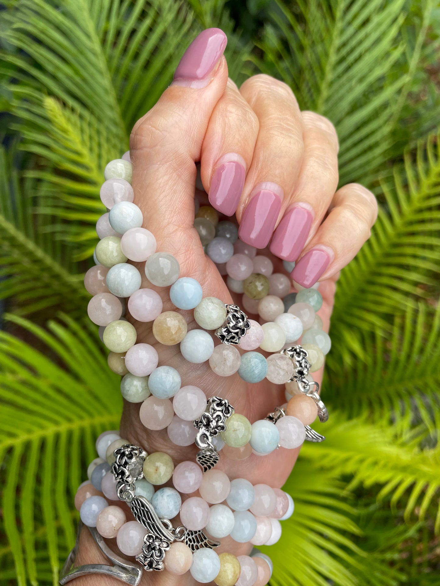 Morganite GUARDIAN ANGEL Healing Bracelet ©️