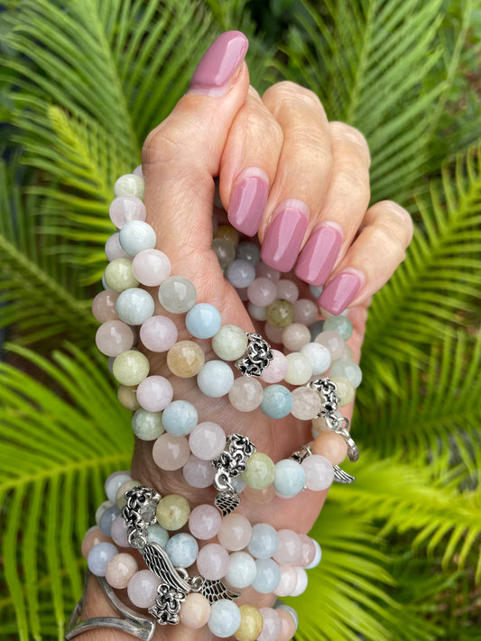 Morganite GUARDIAN ANGEL Healing Bracelet ©️