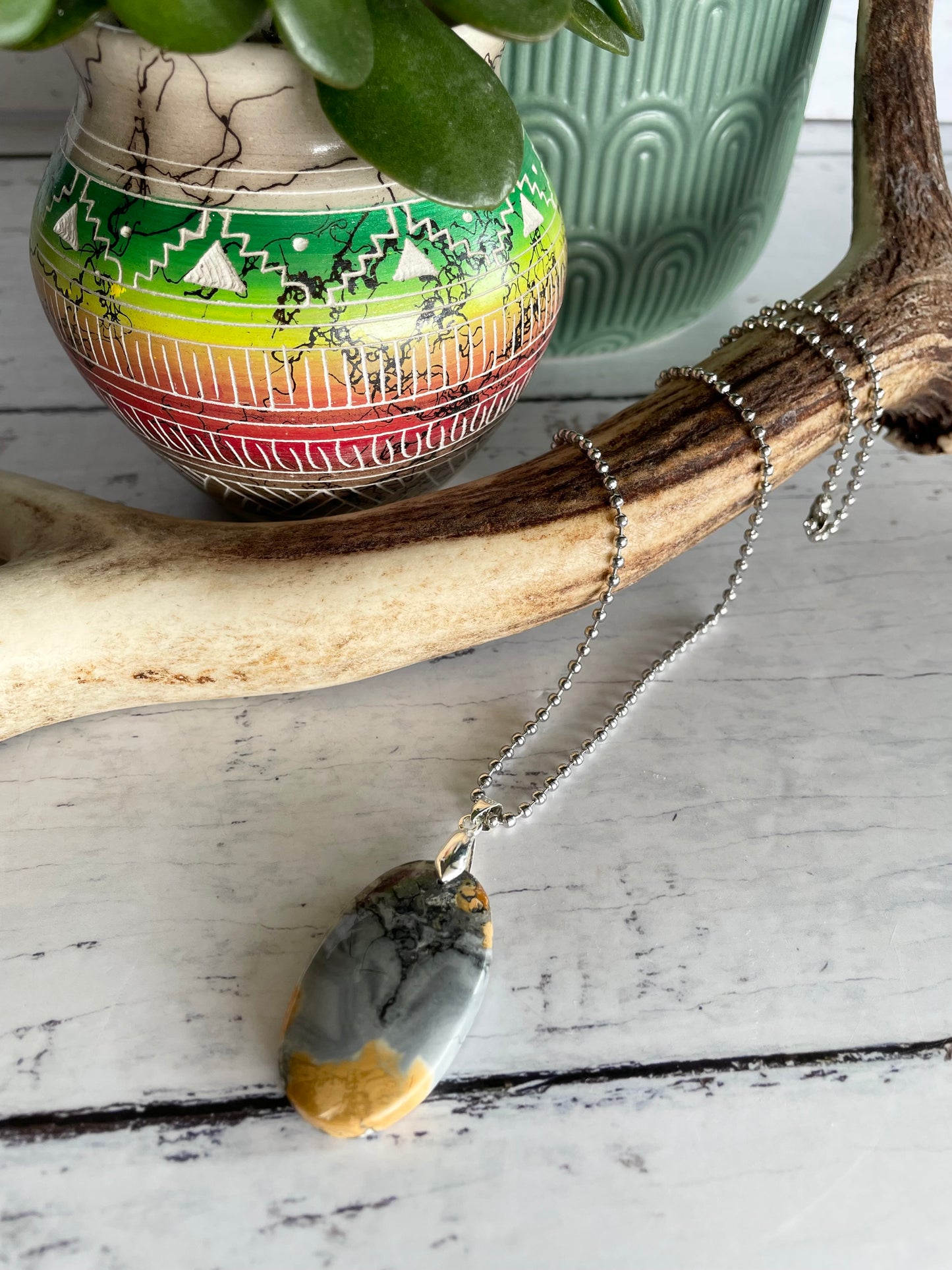 Sweetgrass Studio ~ Magliano Jasper Pendant