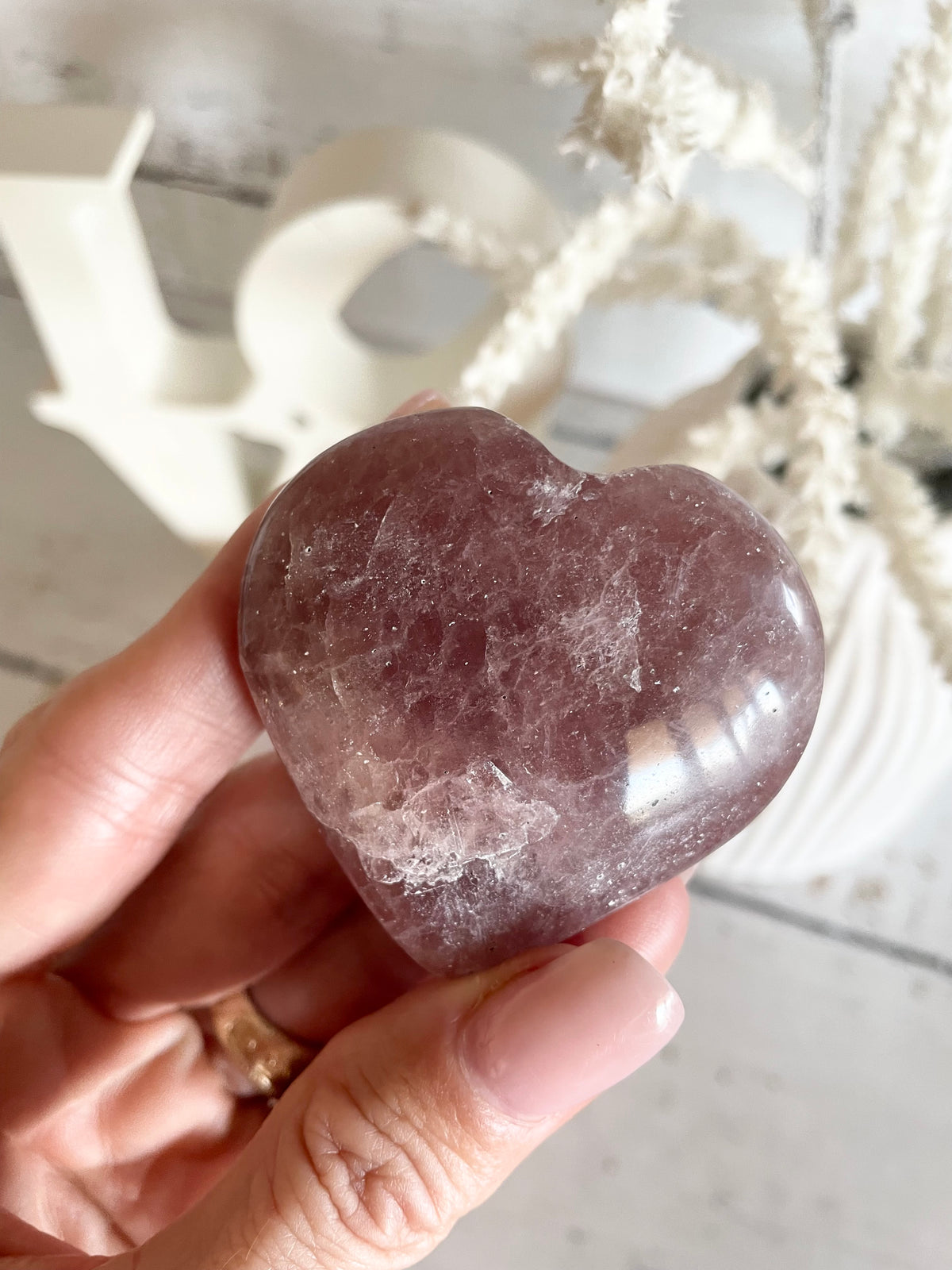 Strawberry Quartz Heart