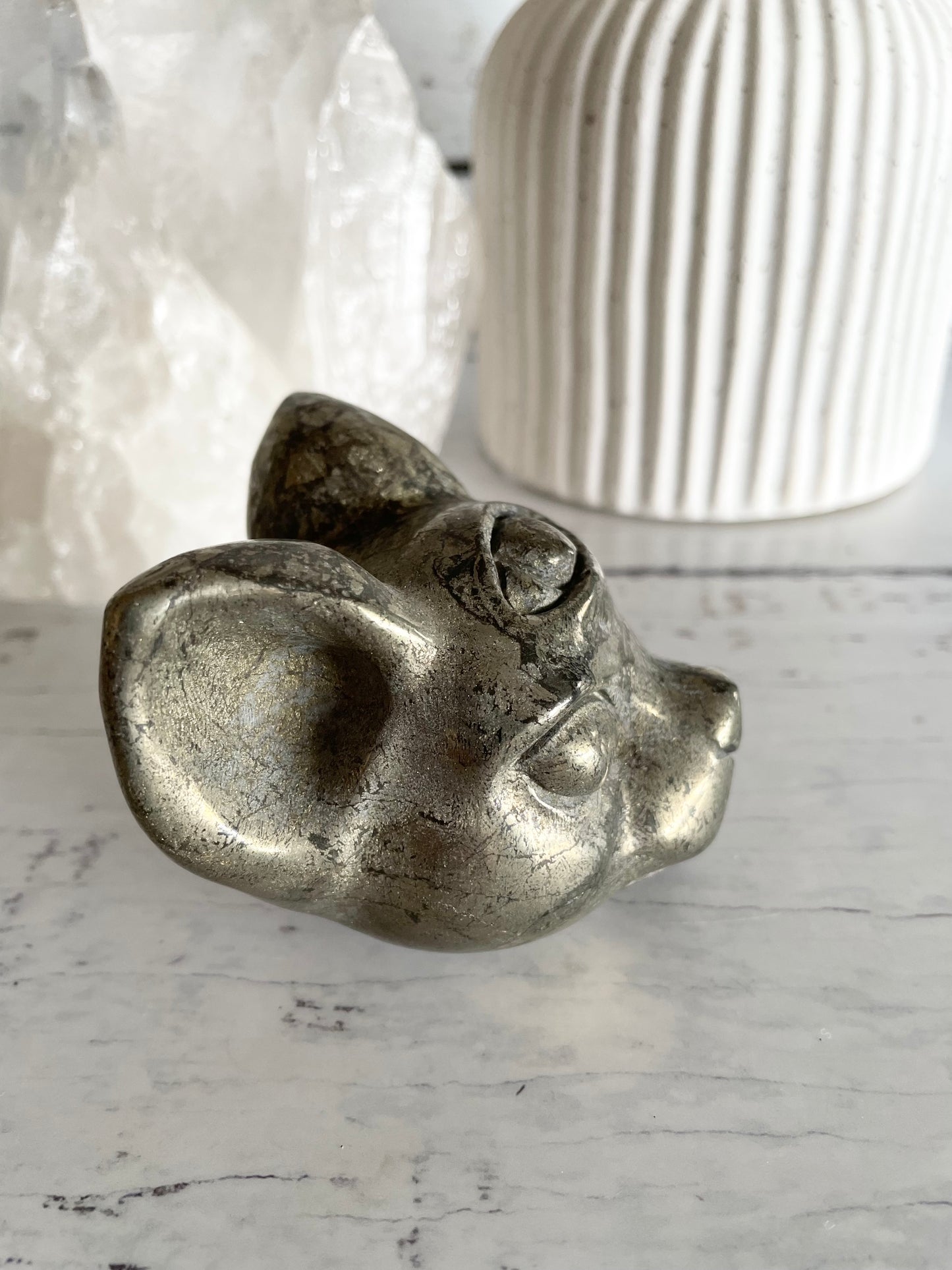 Intuitively Chosen ~ Pyrite Spinx Cat