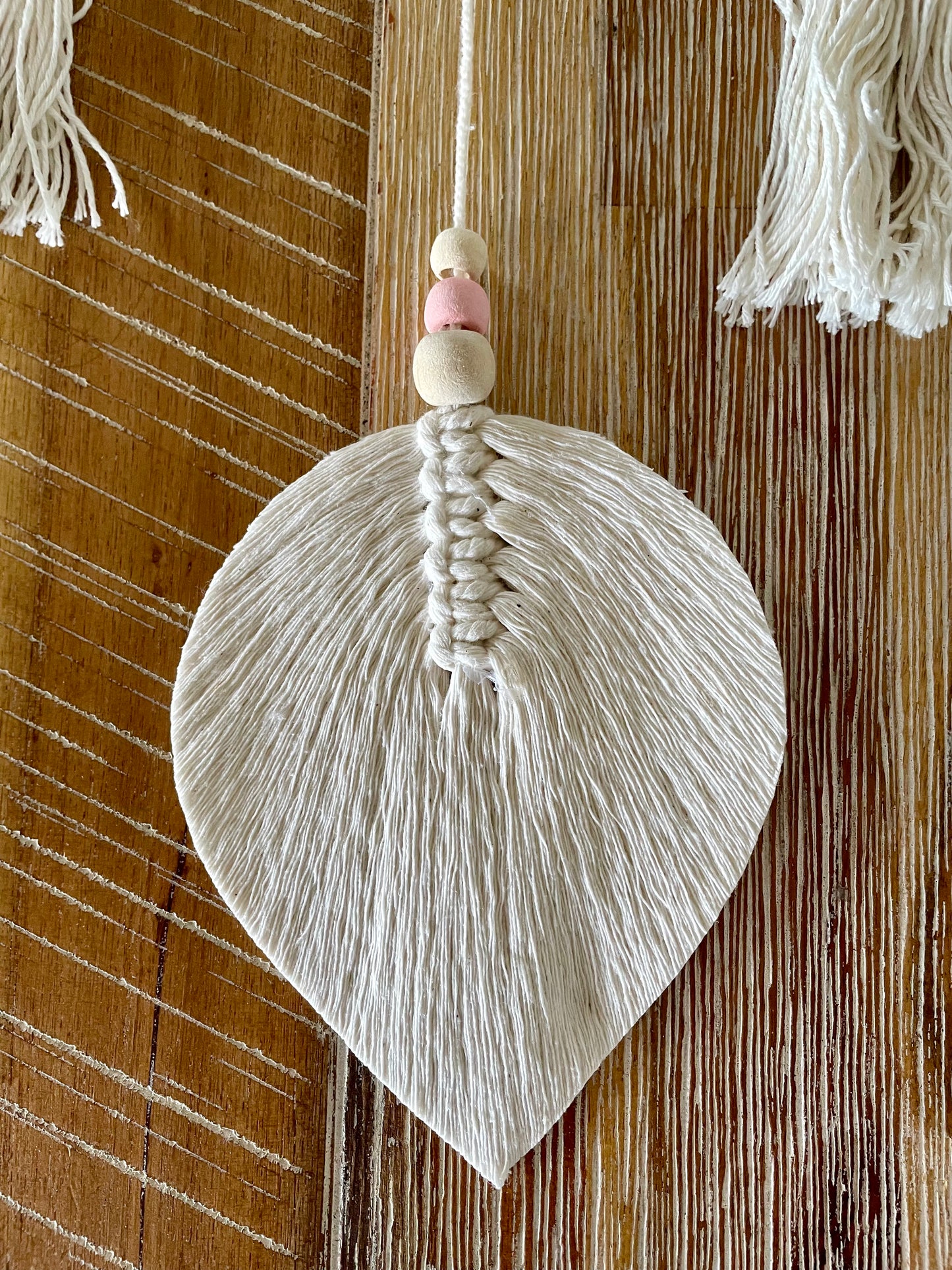 Dream Catcher - Macrame Blue Heart