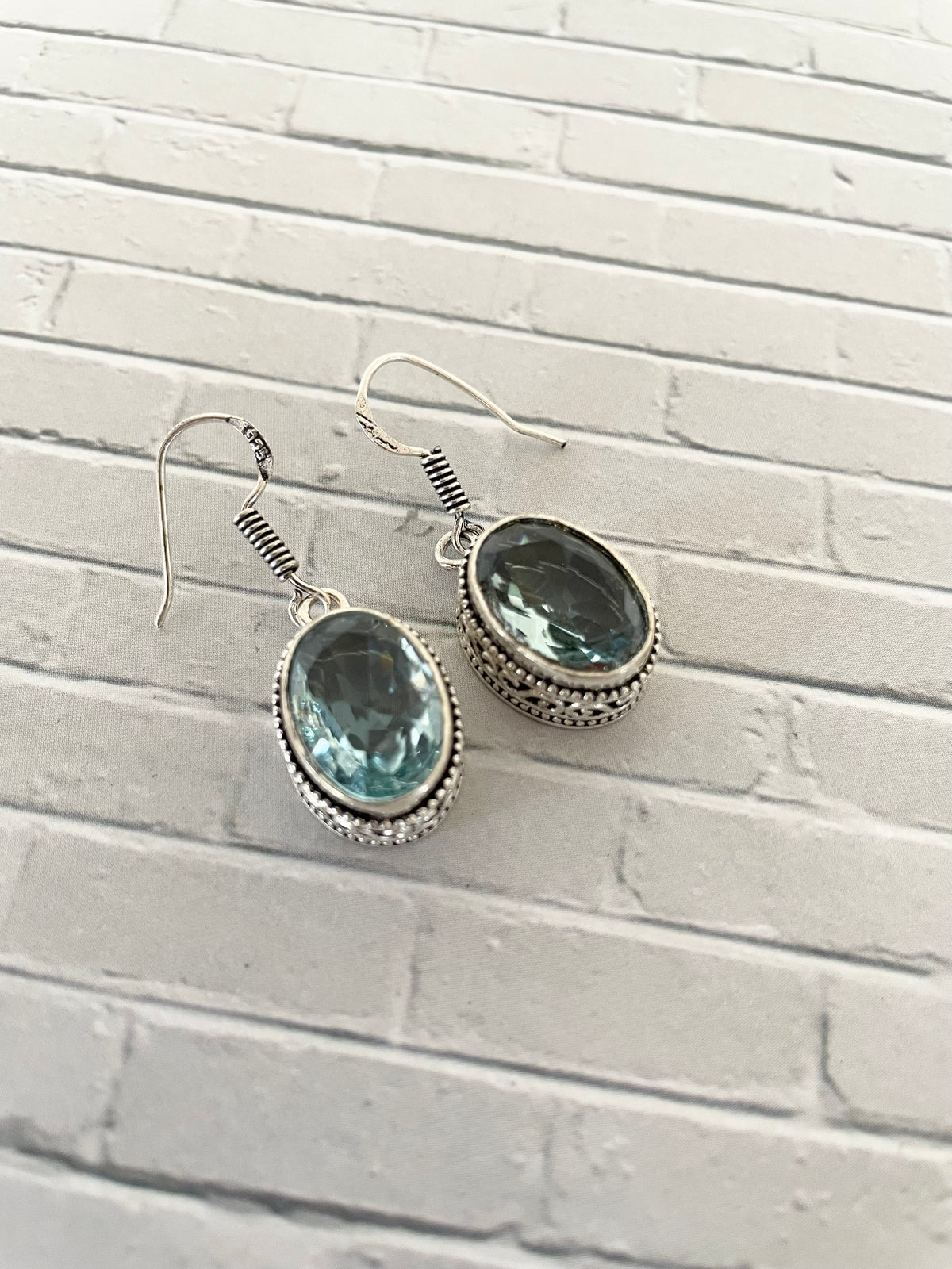 Blue Topaz Dangles