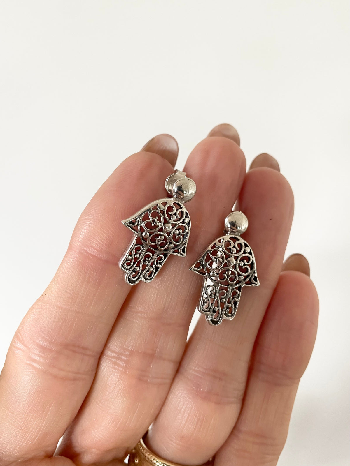 Hamsa Studs