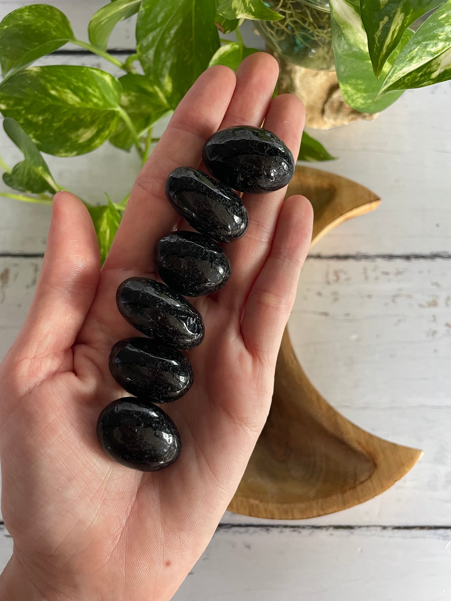 Black Tourmaline Tumble Stones