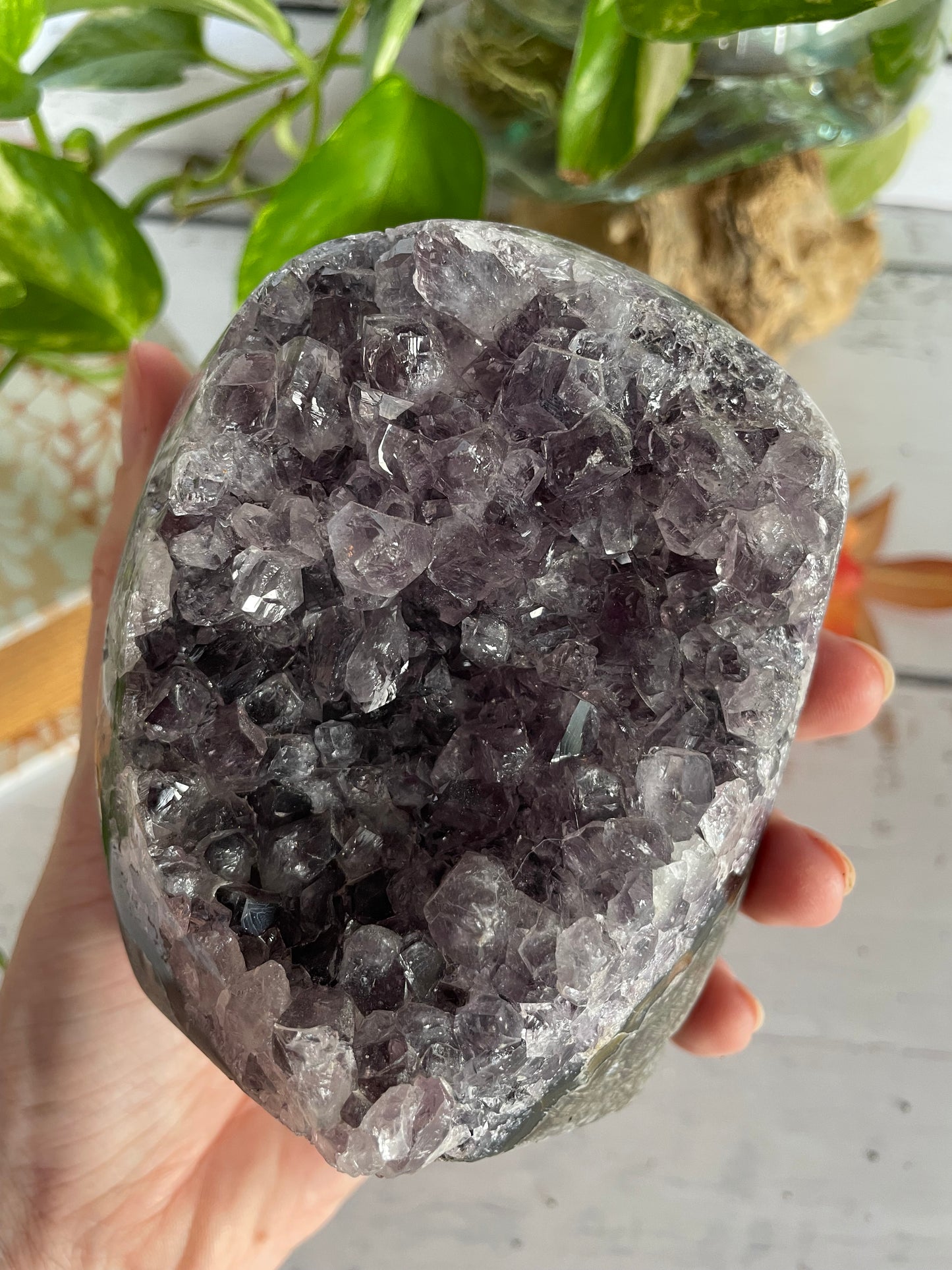 Amethyst Standing Cluster