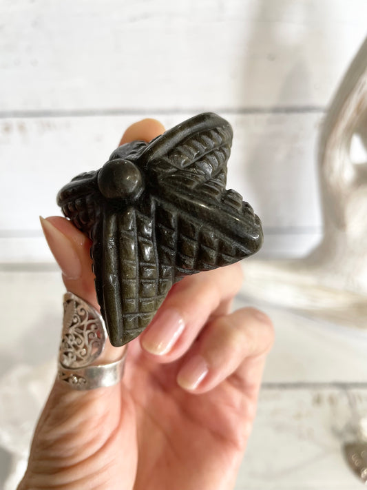 Golden Obsidian Sea star