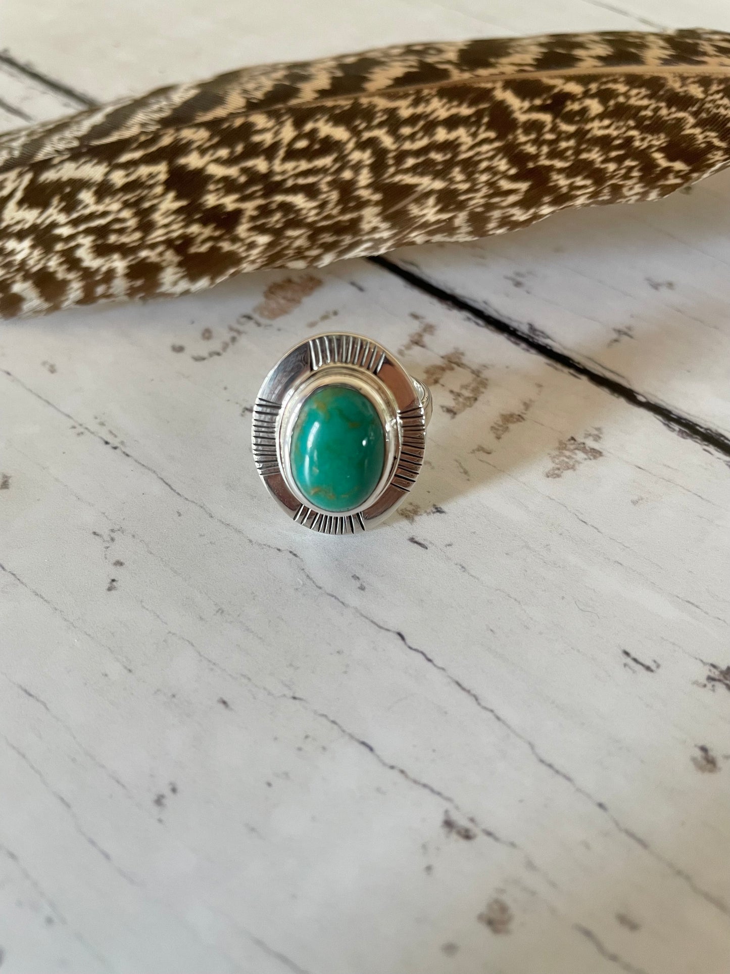 Arizona Turquoise Ring ~ Size 7