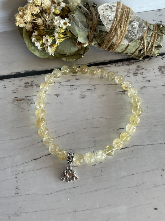 Citrine Healing Anklet ~ Abundance ©️