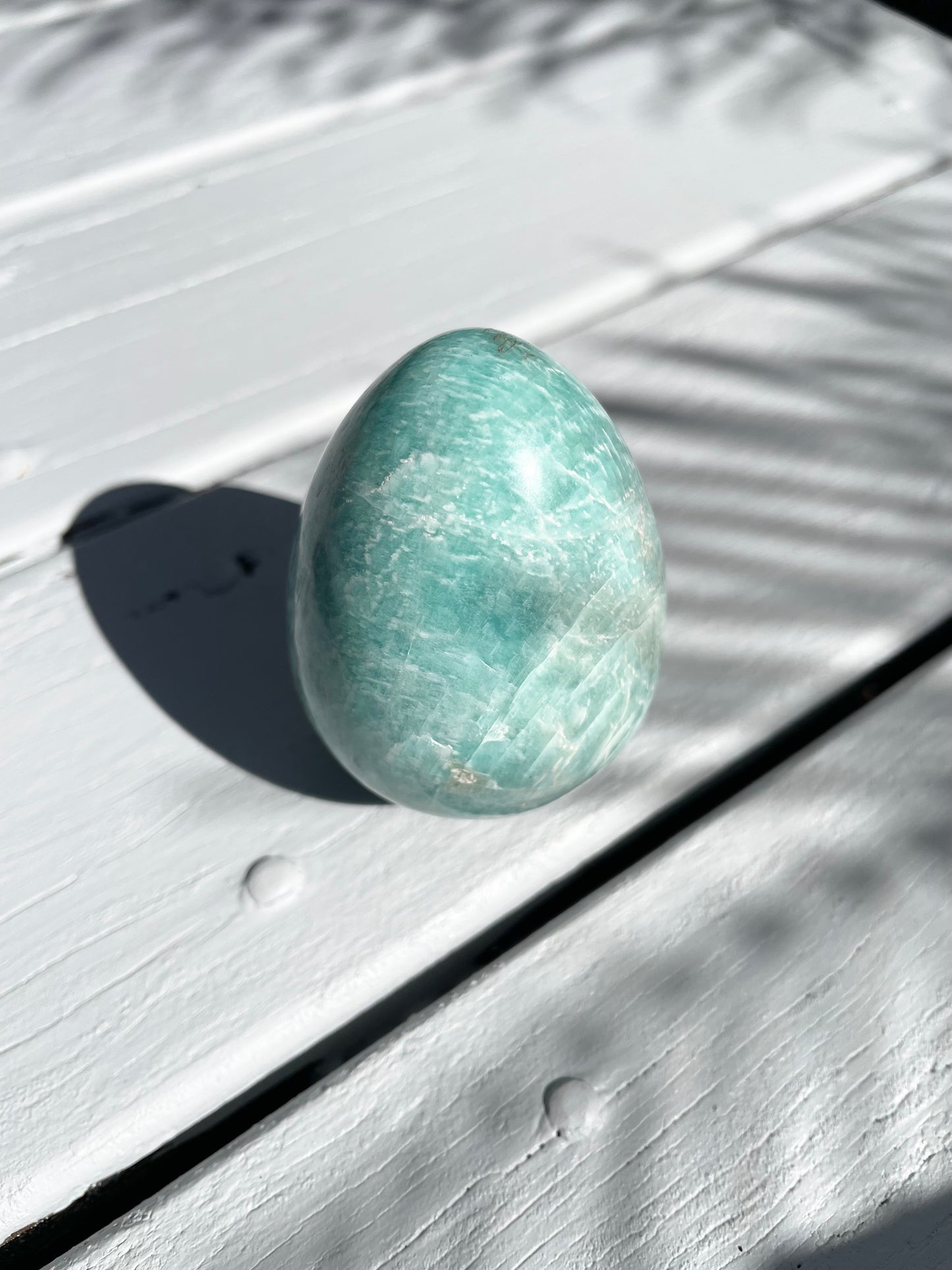 Amazonite Egg with holder