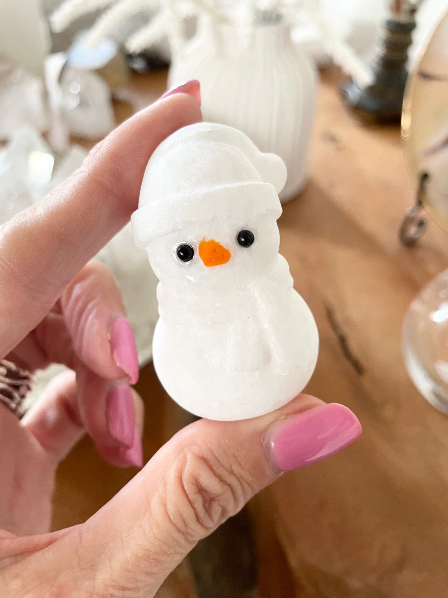 White Jade - Christmas Frosty Snowman