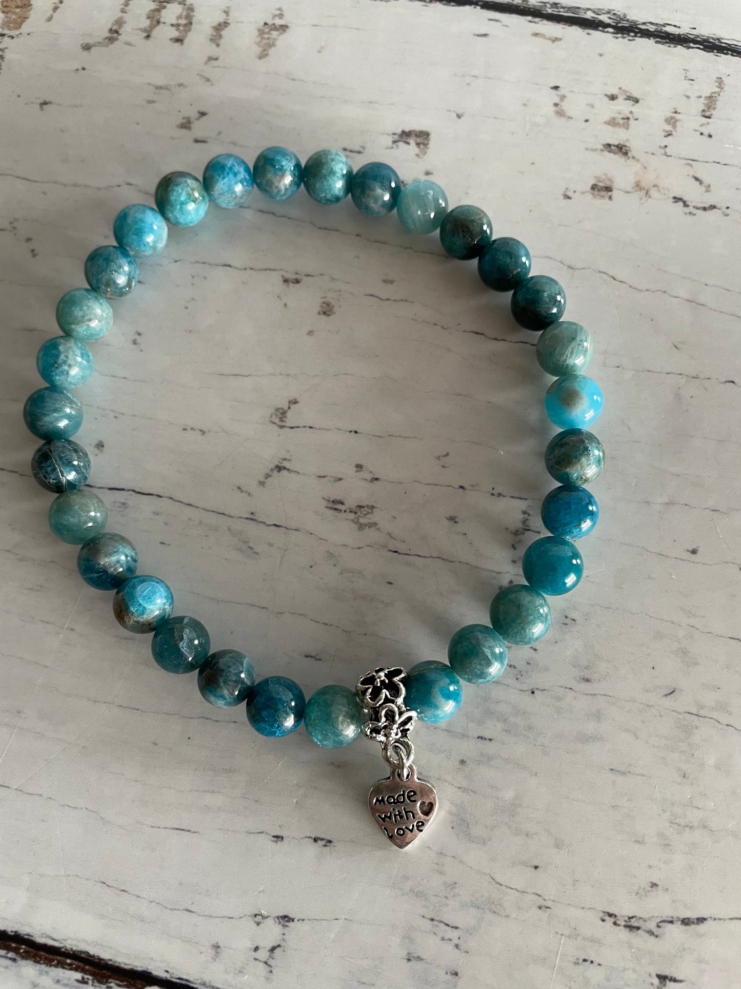 Blue Apatite Healing Anklet ~ Past Lives ©️