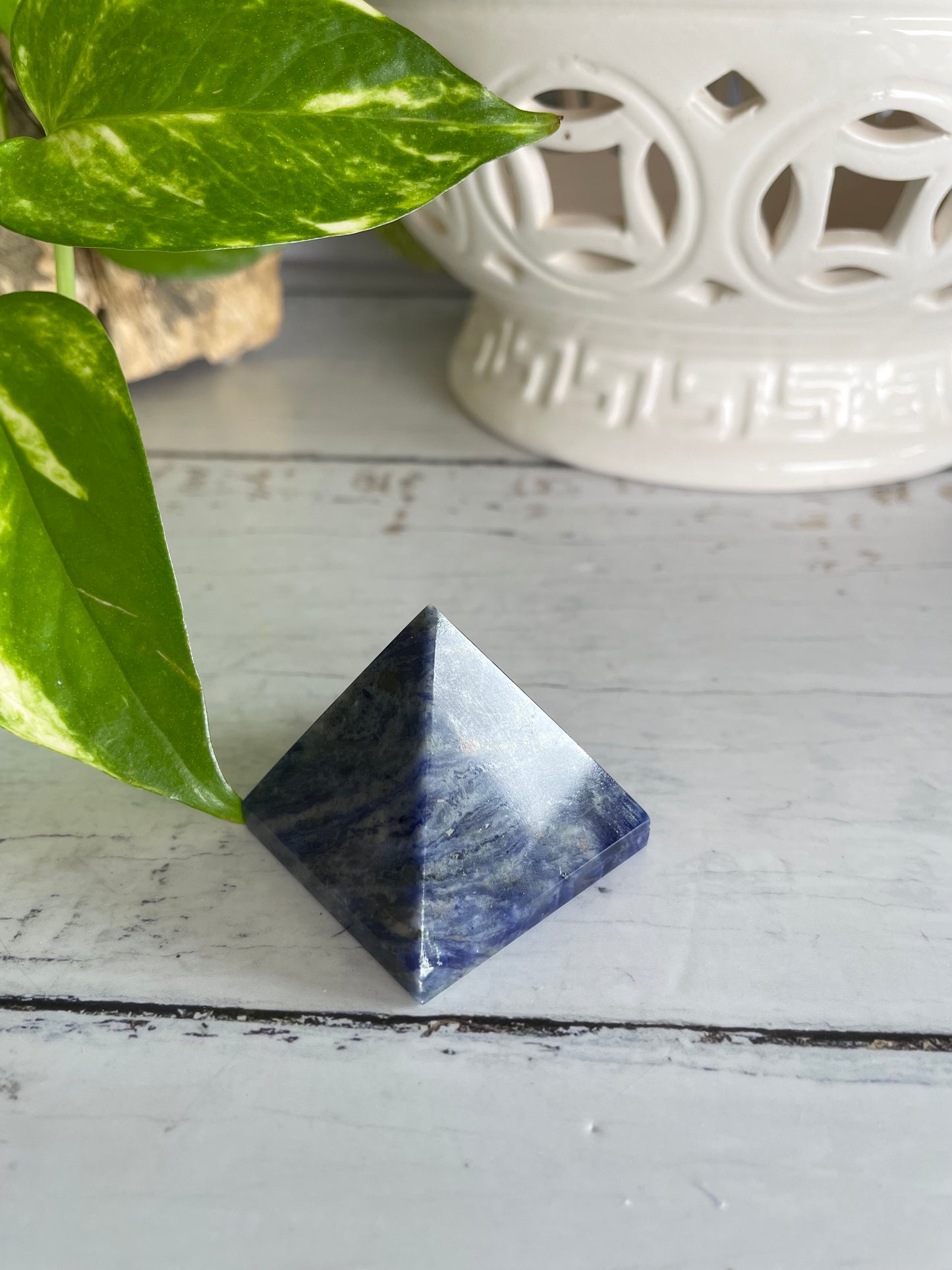 Sodalite Pyramid