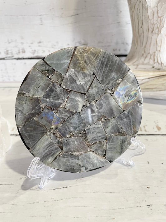 Labradorite Plate Includes Holder ~ 12