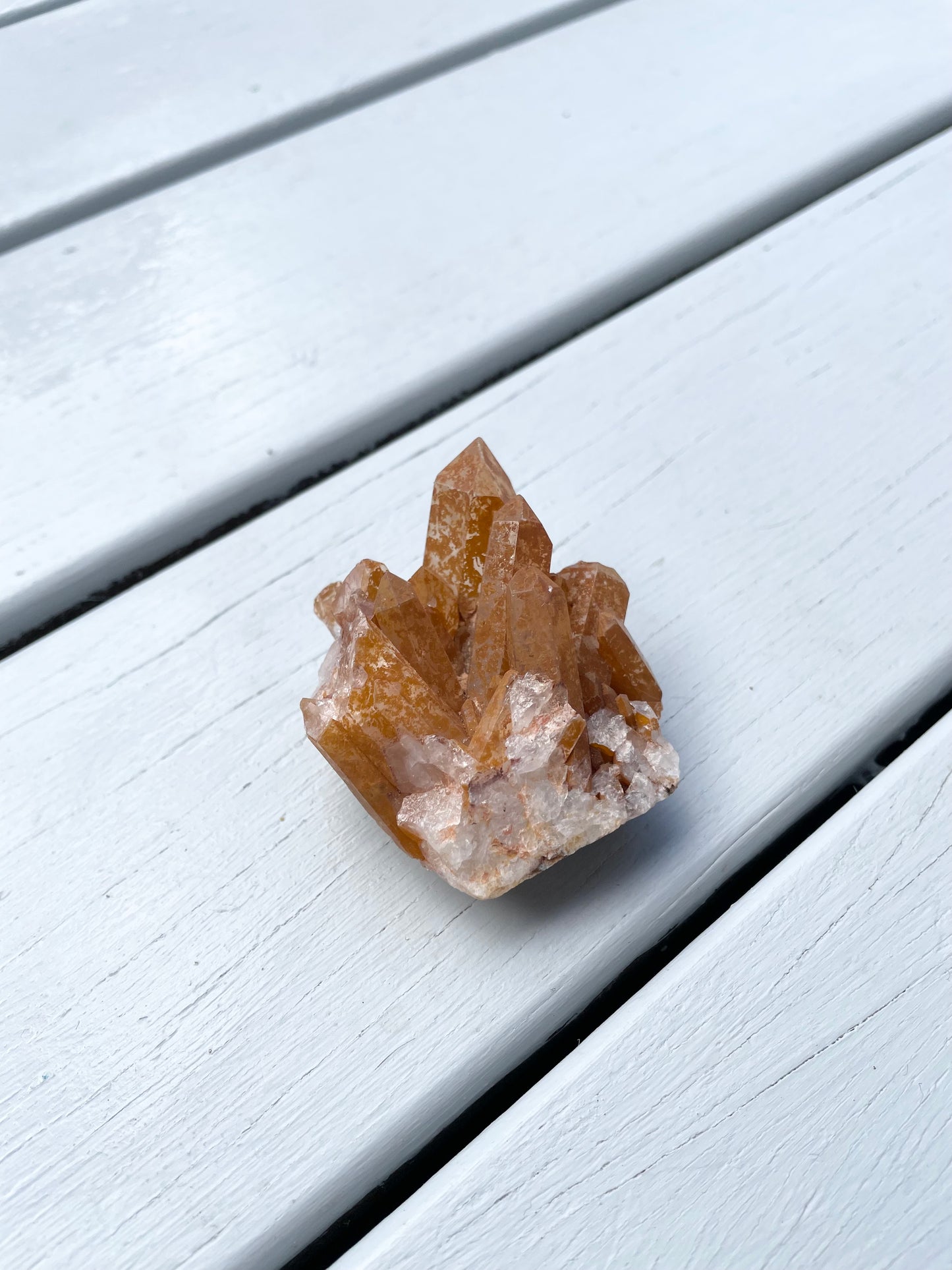 Tangerine Quartz Cluster