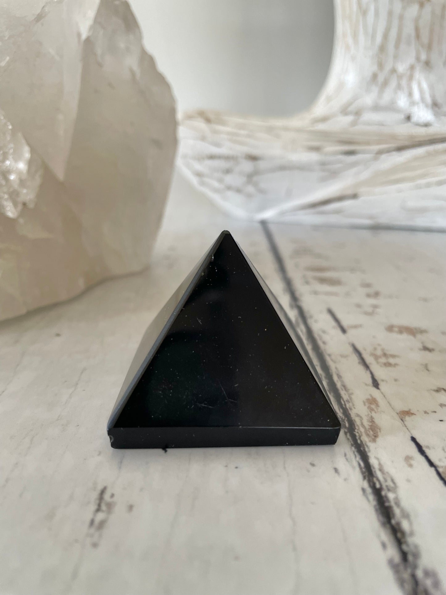 Black Obsidian Pyramid