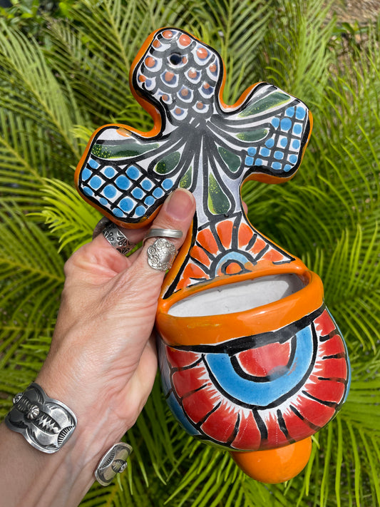 Talavera Mexican Holy Water Holder