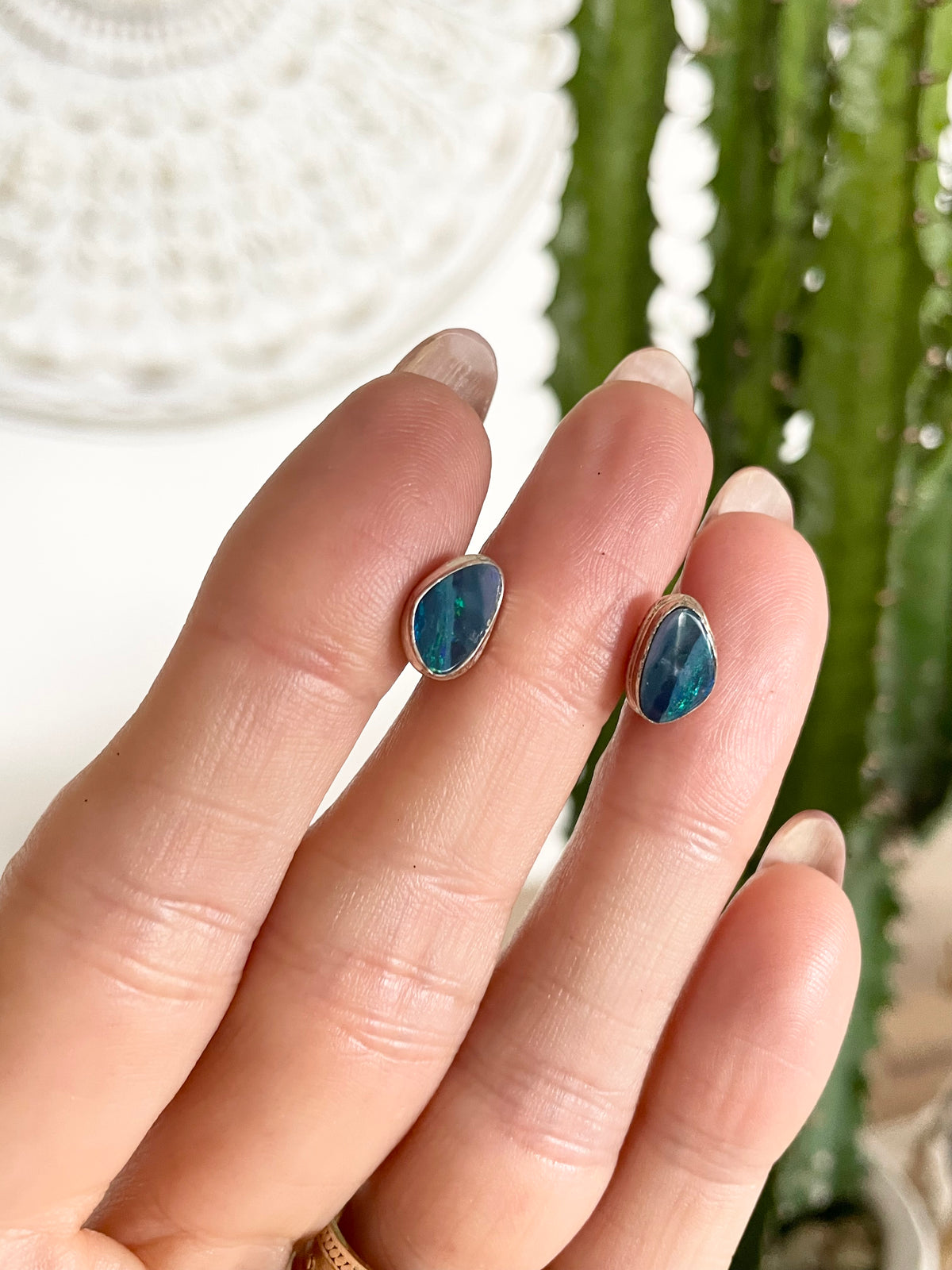 Australian Opal Studs