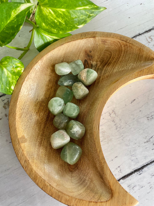 Green Fluorite Tumble Stones