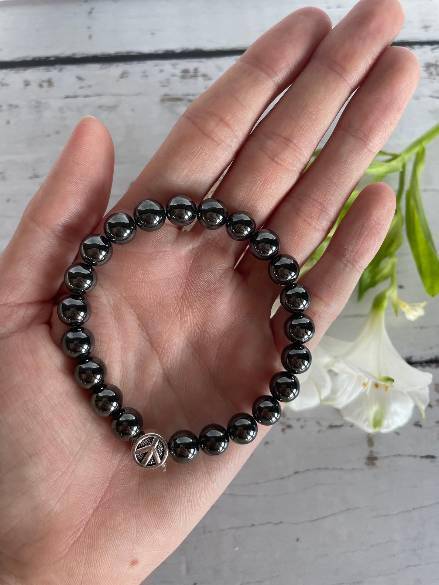 Hematite RENEWAL Healing Bracelet Dark