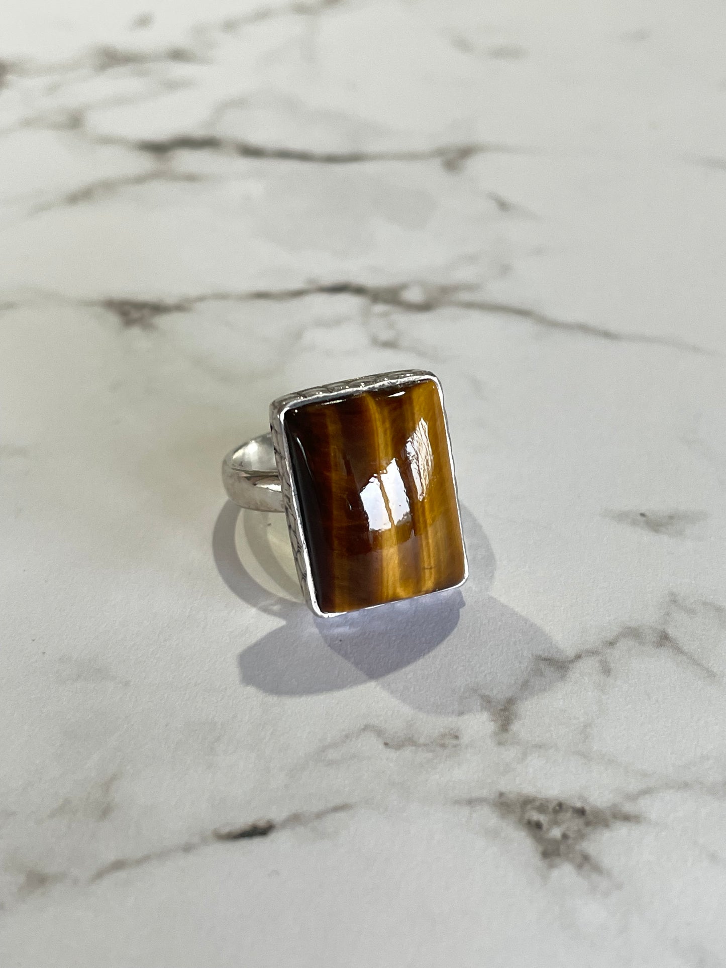 Tigers Eye Ring ~ size 8