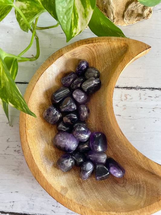 African Amethyst Tumble Stones