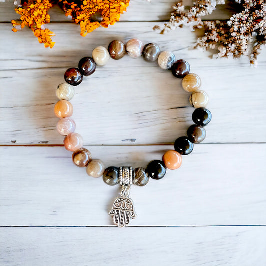 Petrified Wood Healing Bracelet ~ Guardian