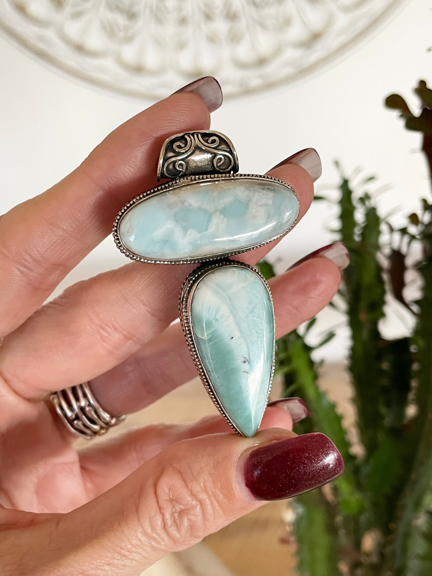 Larimar Pendant