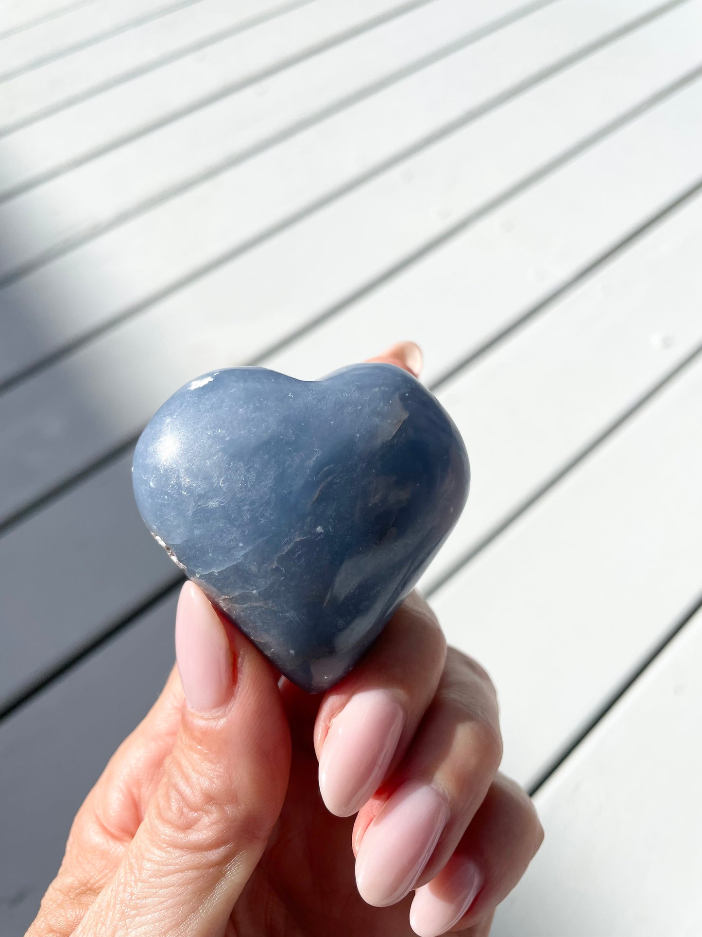 Angelite Heart