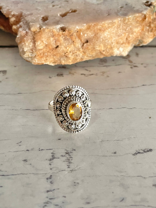 Citrine Ring ~ size 7