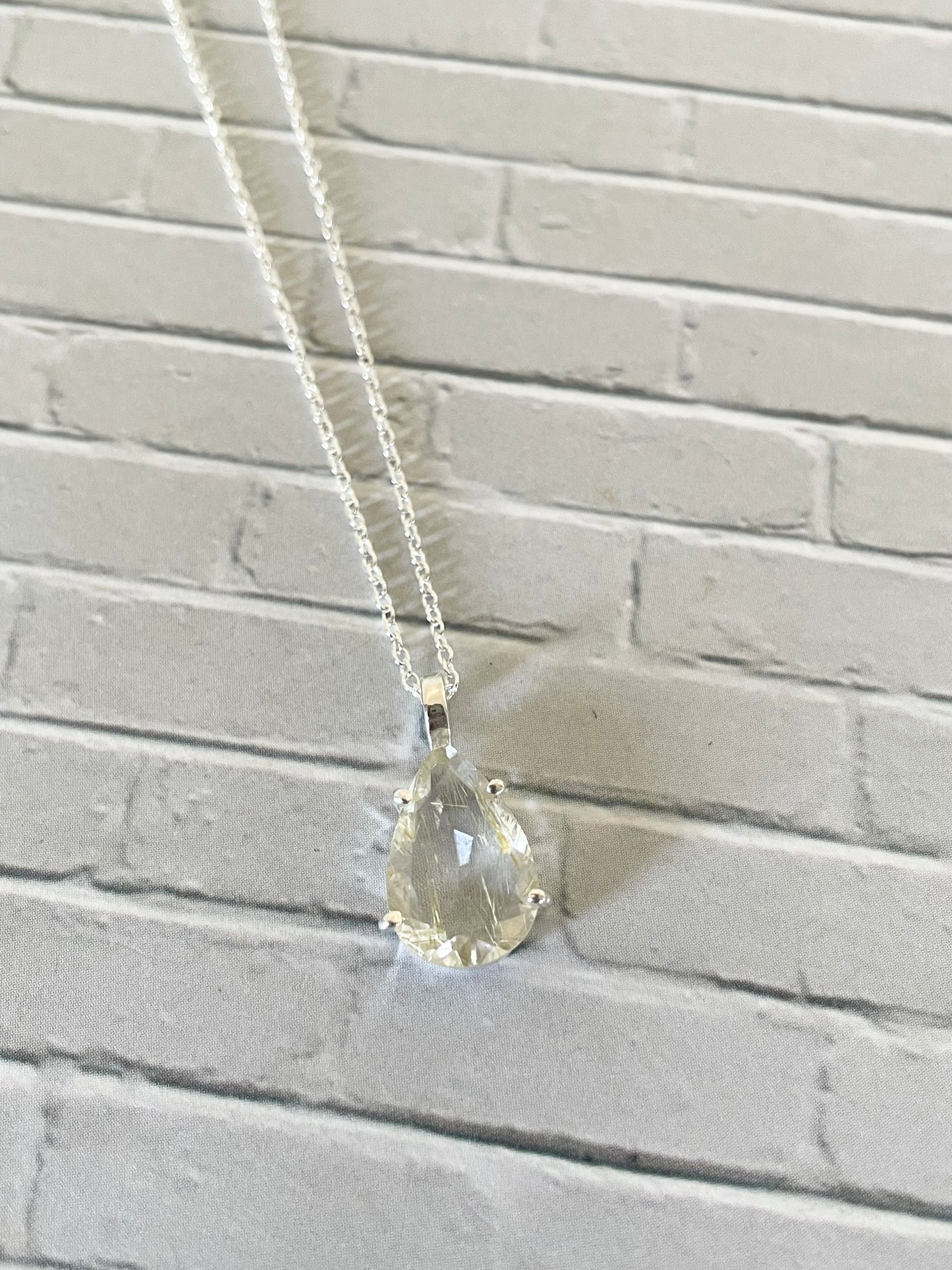 Golden Rutile necklace