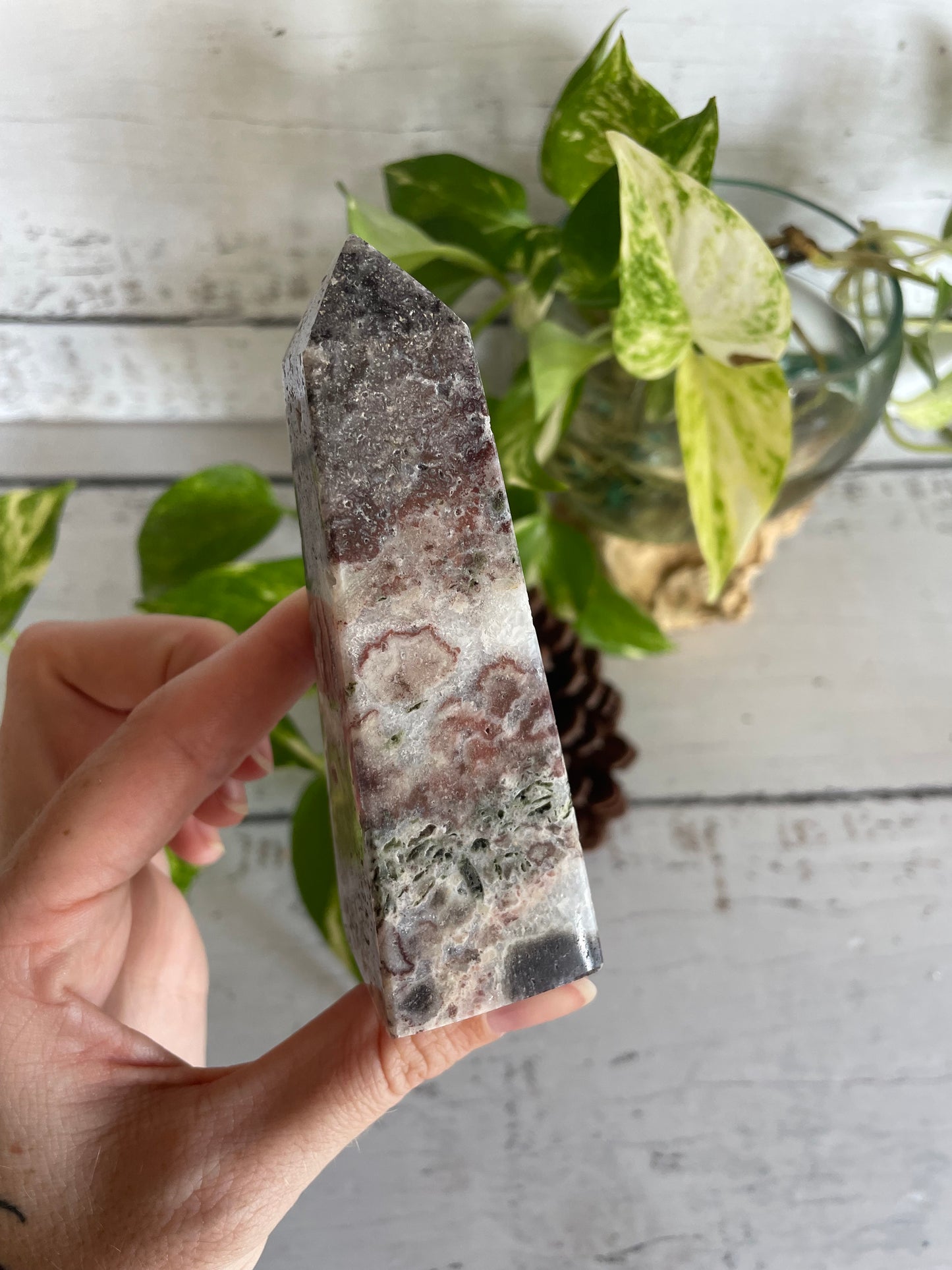 Pink Jasper Obelisk