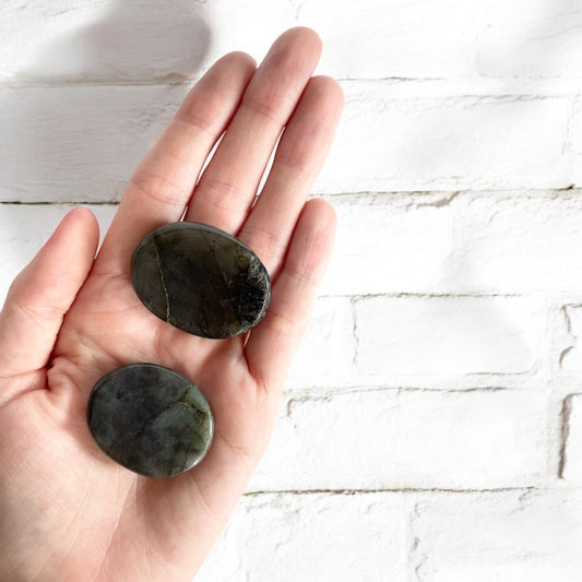 Labradorite Thumb/Worry Stone ~ intuitively chosen