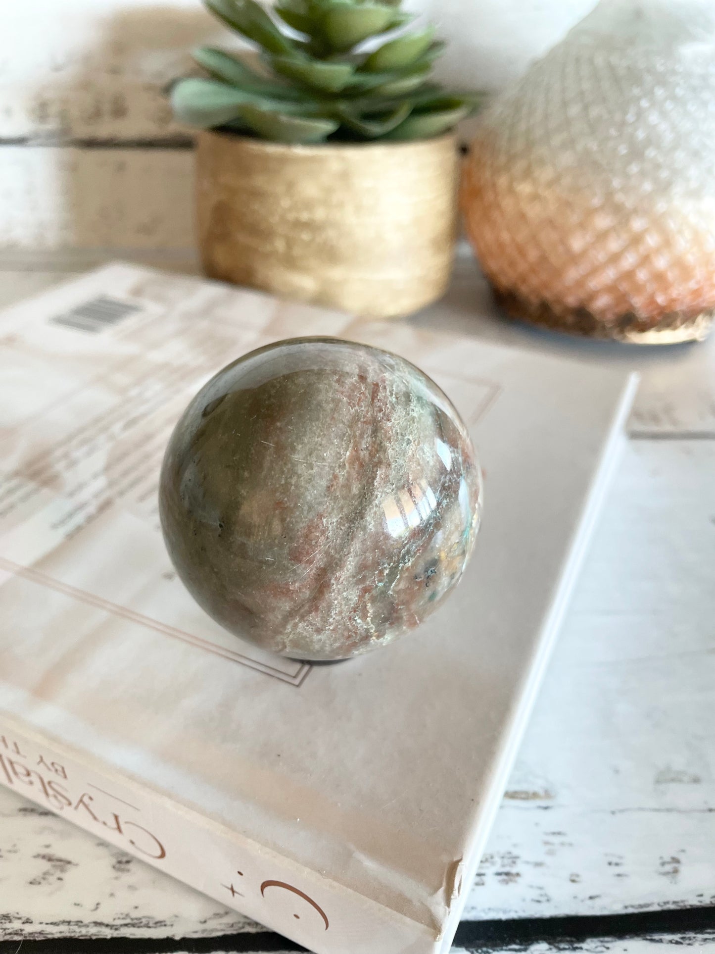 Bloodstone Sphere Includes Holder