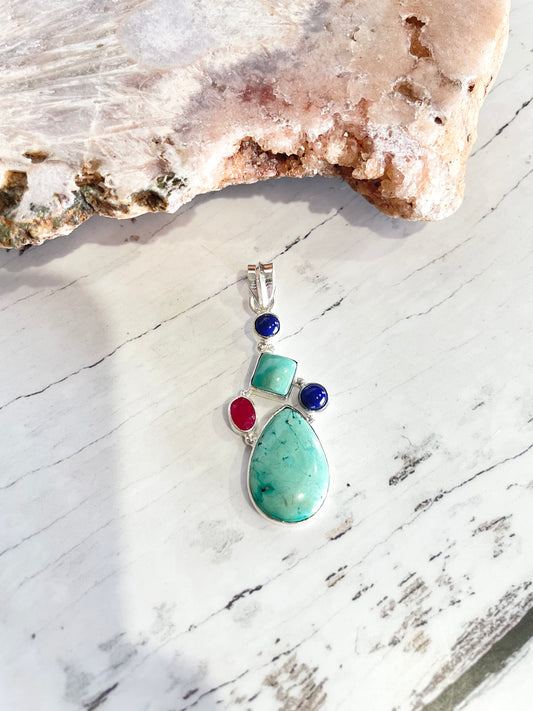 Kingman Turquoise Pendant