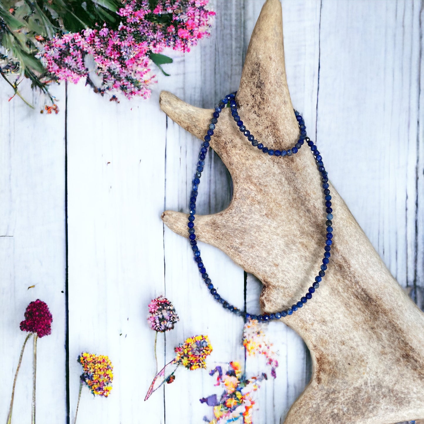 Lapis Lazuli Ascension ~  Faceted Necklace