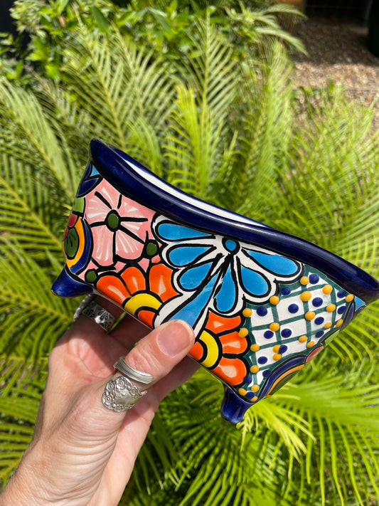 Mexican Talavera Bathtub Planter